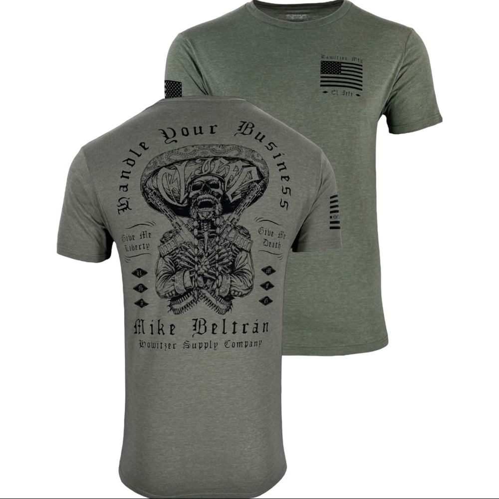 Howitzer Style Men's T-Shirt EL JEFE Military Grunt MFG